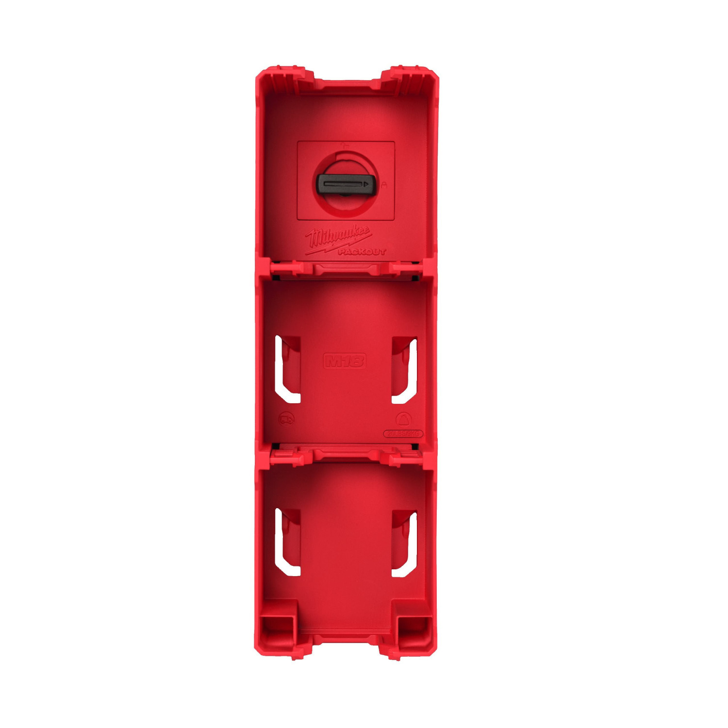 PACKOUT™ M18™ AKUMULATORA TURĒTĀJS, PACKOUT M18 BATTERY HOLDER, 4932480709 MILWAUKEE