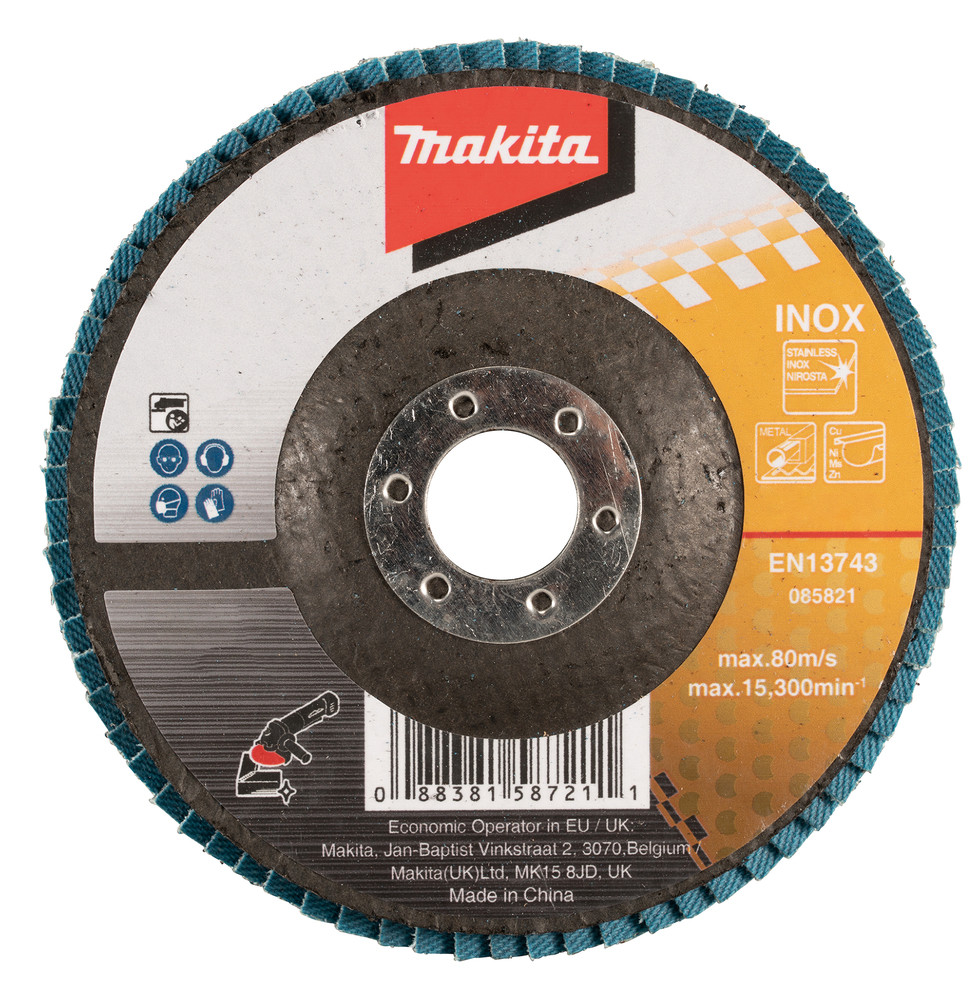 Lameļu slīpdisks 125mm K60, B-22785 MAKITA