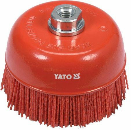 Cup Brush 125Mm M14 Nylon Red YT-47787 YATO