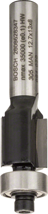 Frēze laminātam HM d=12,7mm, l=13mm,kāts 8mm, Rokas frēzēm, malu frēzēm SALAIDUMU FRĒZE STANDARD FOR WOOD, 2608628347, BOSCH