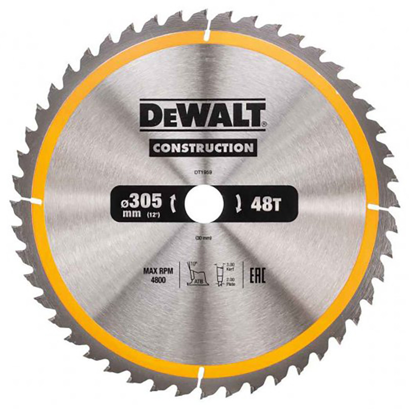 Zāģripa Construction 305x30mmx48z  DT1959-QZ DEWALT