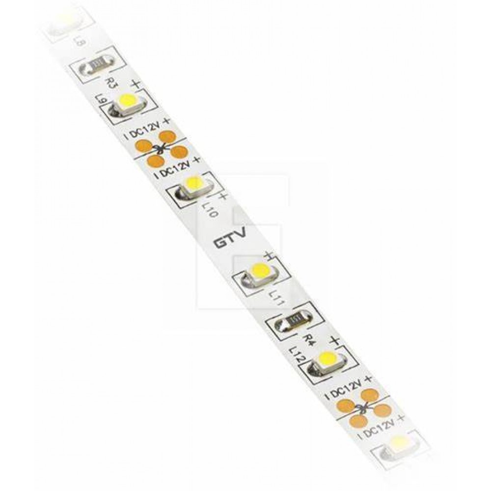 LED juostelė FLASH 3528, 300 LED, 4000K, 24W, IP65, 8mm, ritė 5m, DC12V LD-3528-300-65-NE4 GTV