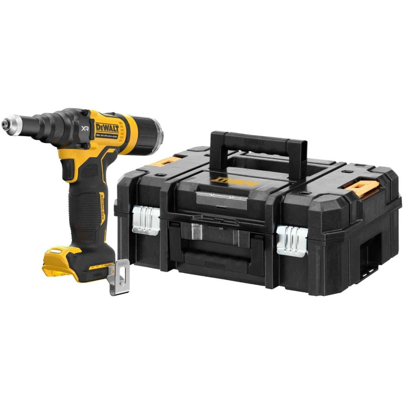 Заклепочник аккумуляторный 18В, 10КН, 25мм, ТСТАК, DCF403NT; DCF403NT-XJ DEWALT