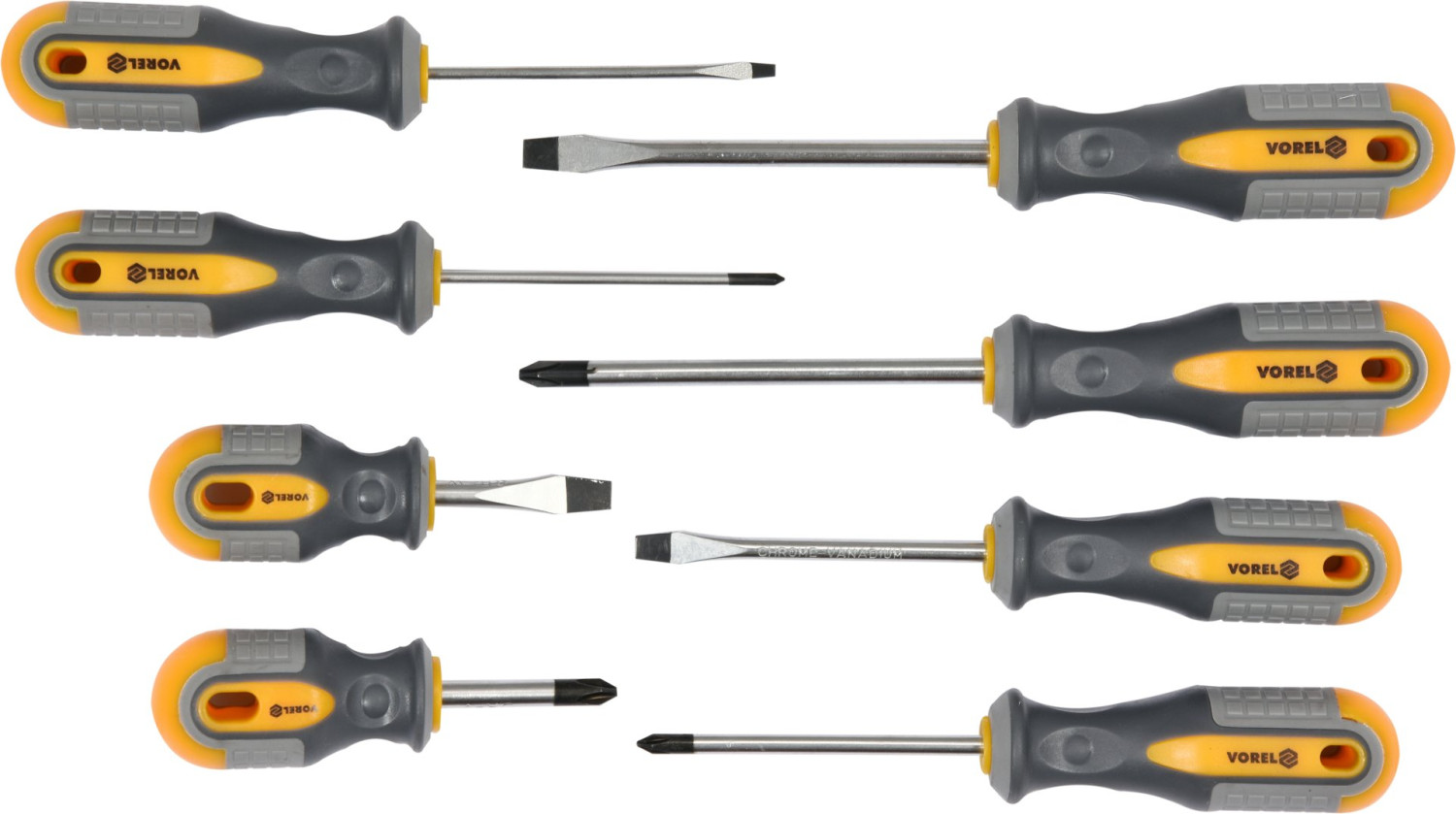 SCREWDRIVER SET 8PCS 60782 VOREL