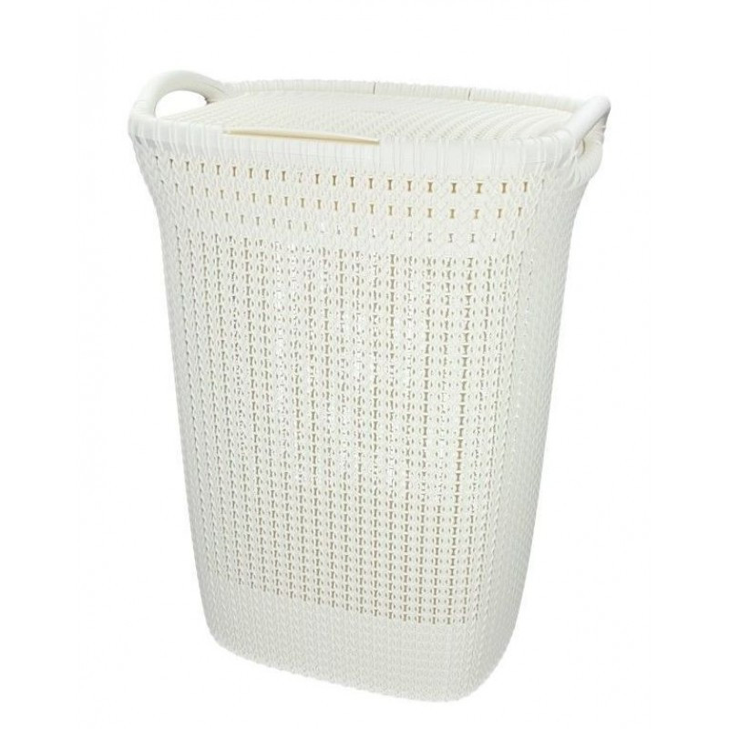 Veļas kaste Knit 57L 45x34x61cm balta 0803676X64 CURVER