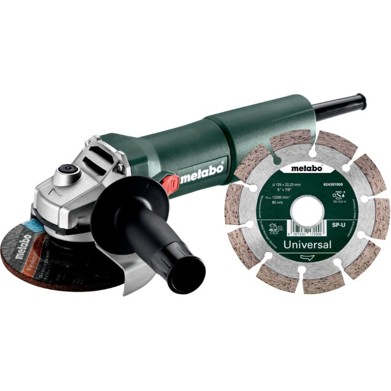 Leņķa slīpmašīna W 750-125; 603605920 METABO