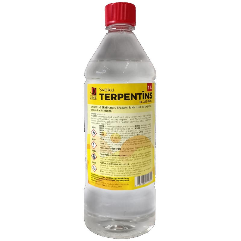 Terpentinas 1L, derva, 9114711 D LINE