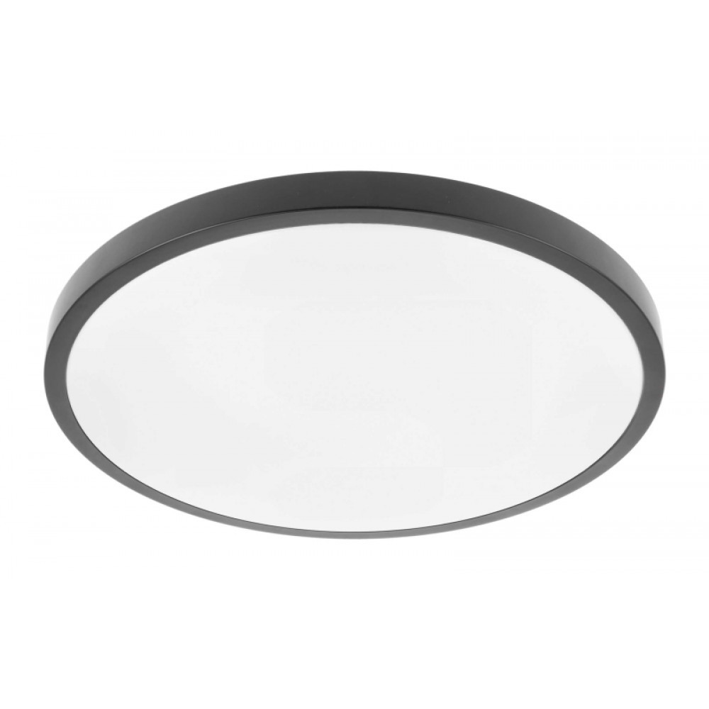 LED-laevalgusti ATOL, ümmargune, Ø400mm, 3000K, 32W, 2560lm, A180-250V, 50/60 Hz, PF>0.9, IP54, must LD-ATOL32W-WW-10 GTV