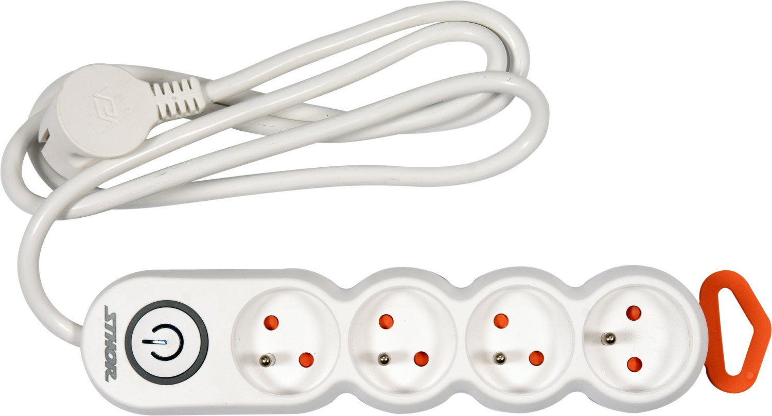 POWER STRIP W. GROUND 4S 1,5M 72353 STHOR