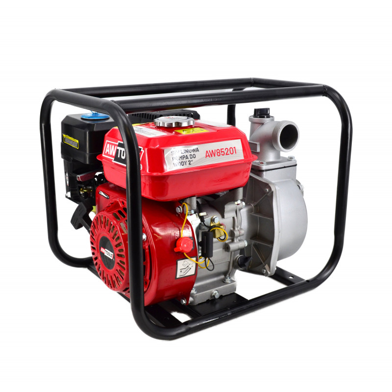 Бензиновый водяной насос 163cc 6.5hp 36000l/h 2" AW85201BL AWTOOLS