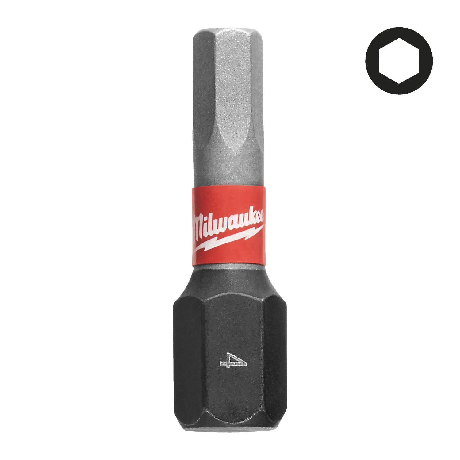 SHOCKWAVE™ IMPACT DUTY SKRŪVGRIEŽA UZGAĻI, SEŠSTŪRA, SHOCKWAVE HEX 4 MM X 25 MM - 2 PCS, 4932430895 MILWAUKEE