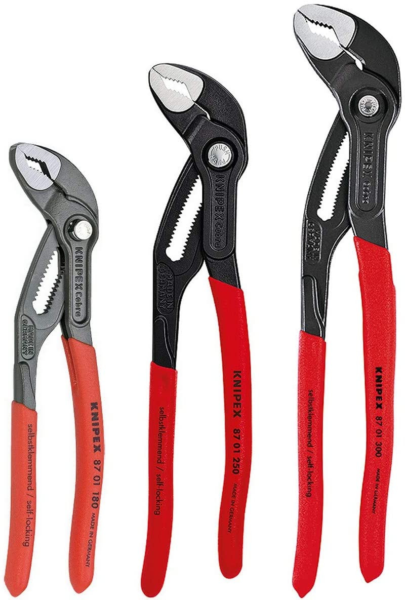 Santehnikas knaibles Cobra komplekts 3gab. 002009V02 KNIPEX