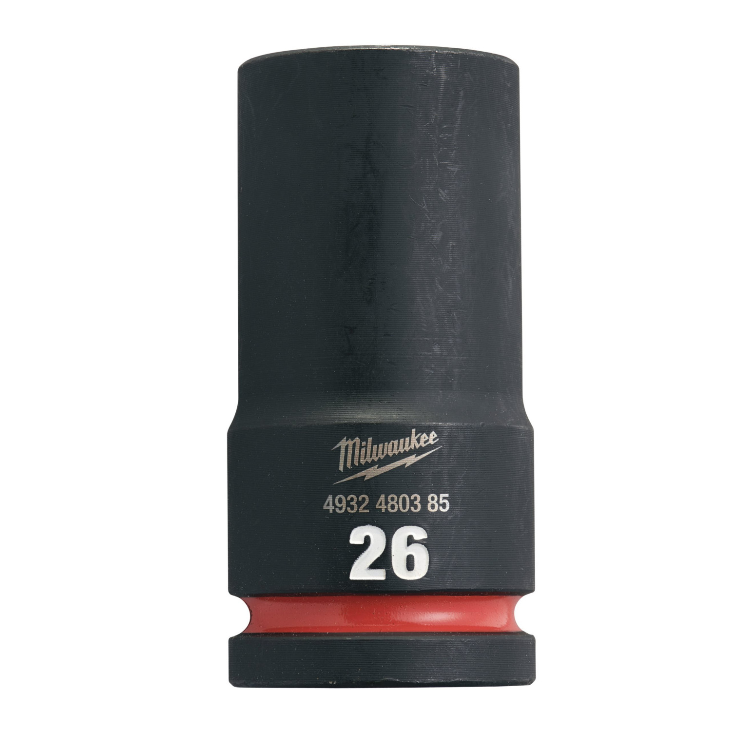 SHOCKWAVE™ IMPACT DUTY TRIECIENIZTURĪGAS UZGRIEŽŅU MUCIŅAS, 26 MM 3/4" IMPACT SOCKET DEEP - 1PC, 4932480385 MILWAUKEE