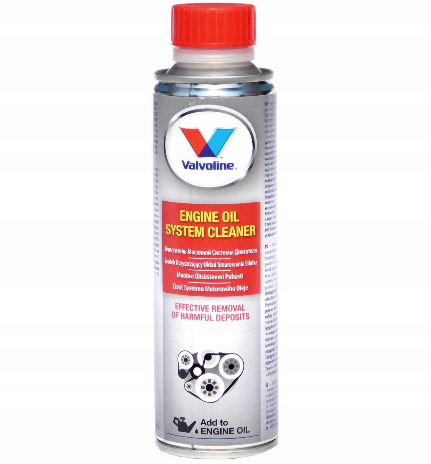 Dzinēja eļļas sistēmas tīrīšanas līdzeklis ENGINE OIL SYSTEM CLEANER 300ml 890608 VALVOLINE