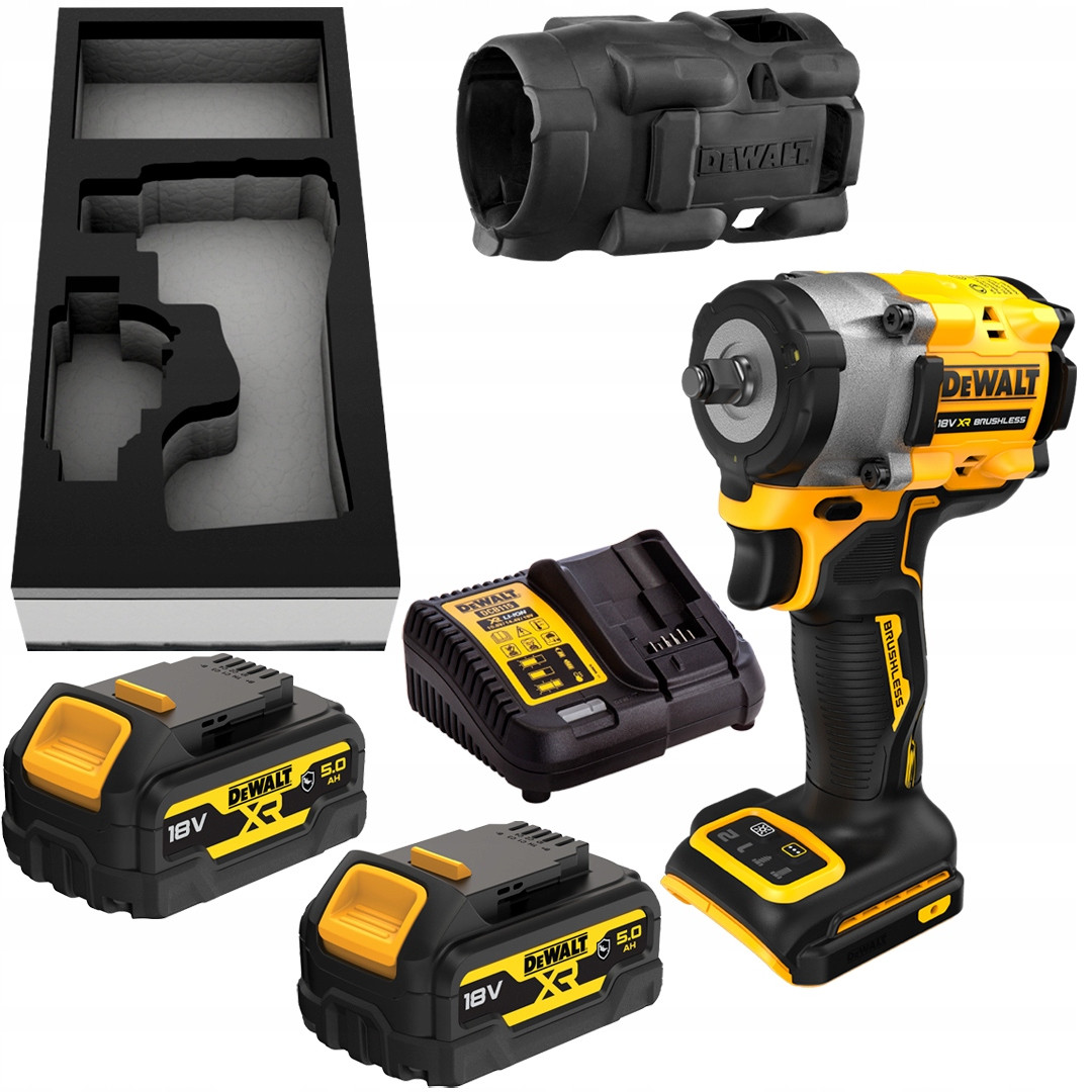 Akumutrivõti 3/8" 18 V (2x5,0 Ah) 406 Nm DCF923P2G-QW DEWALT