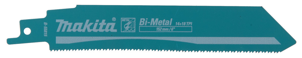 Tiigersaelehed BIM 152X1,1MM (14+18TPI), 5tk, metallile, kumer tera; metallplekid 3-8mm,