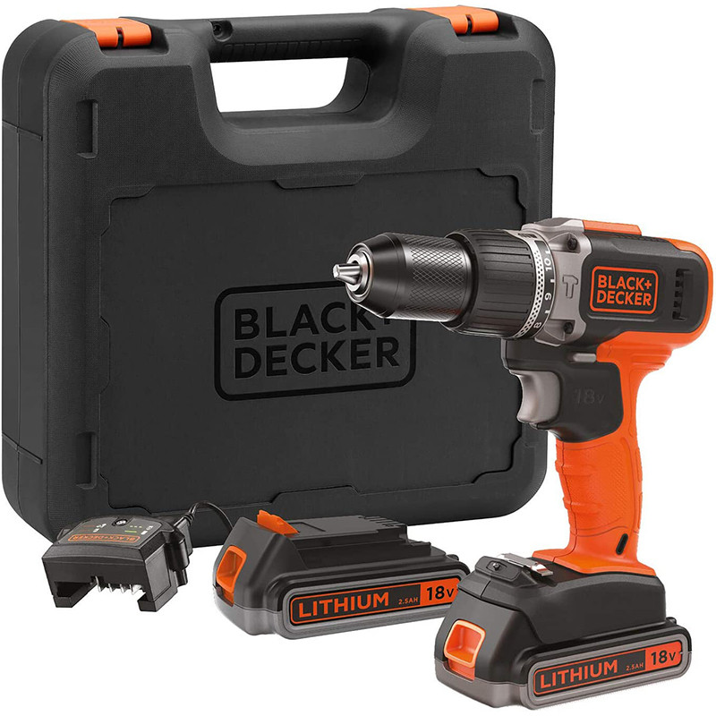 Akulöökrell, 18V, 2x2,5Ah, BCD003ME2K-QW BLACK DECKER