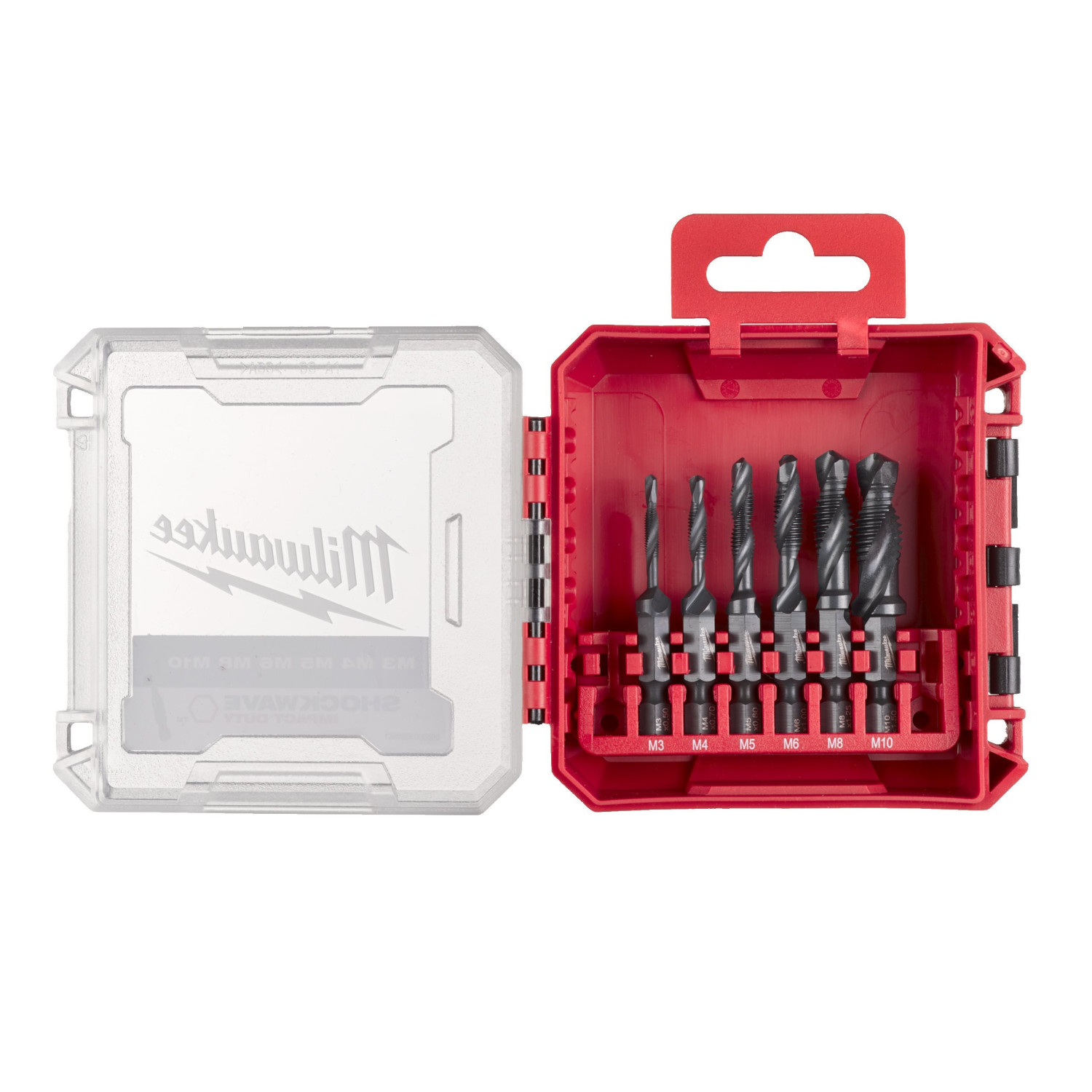 HSS G KOMBINĒTAIS URBIS/VĪTŅOTĀJS, 1/4" HSS-G COMBI DRILL TAP SET - 6 PC, 4932498267 MILWAUKEE