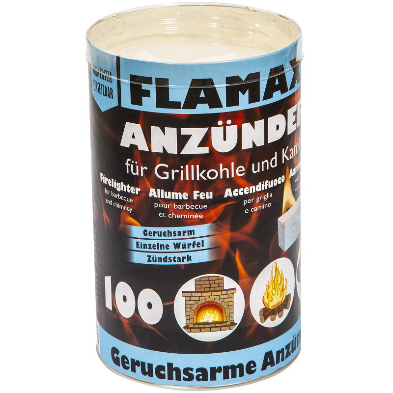 Parafiini süütekuubikud 100 tk 1318116 FLAMAX