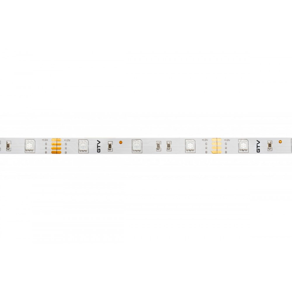 LED juostelė FLASH RGB, 150 LED, 36W, 450 lm/1m, IP20, 10mm, 5m ritė, DC12V LD-RGB-150-20 GTV