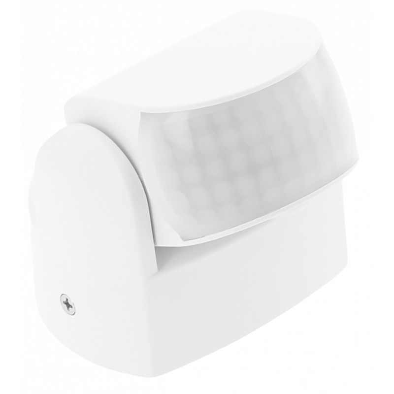 Kustības sensors CR-9 mini, max.1200W, 180°/360°, 12m, IP65, LED, balts; CR-CR9M00-00 GTV