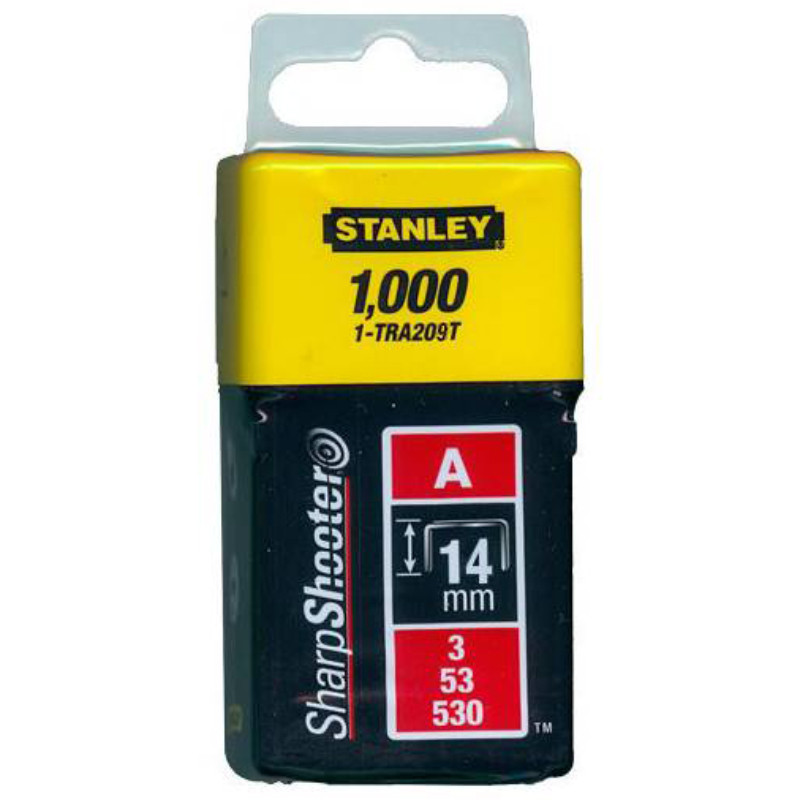 Klambrid A 14mm 1000 tk.; 1-TRA209T STANLEY