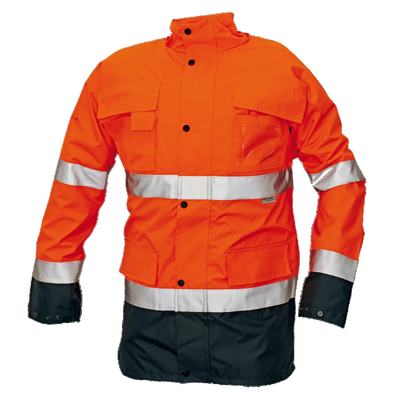 Hi-Vis šilta žieminė striukė MALABAR Orange 2XL dydis. CERVA