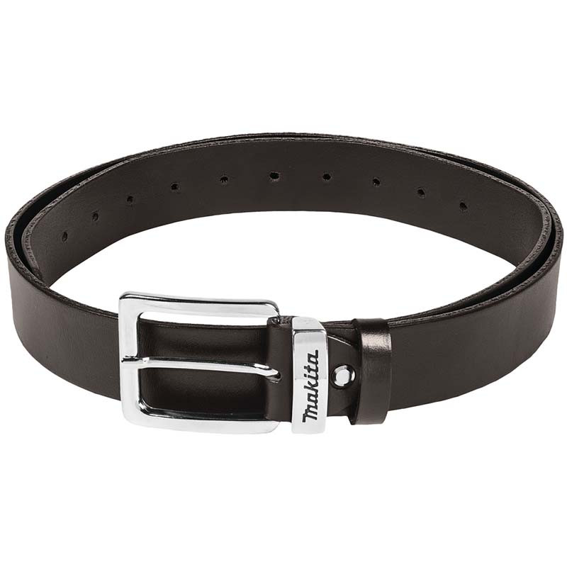 Leather belt M - brown E-05371 MAKITA