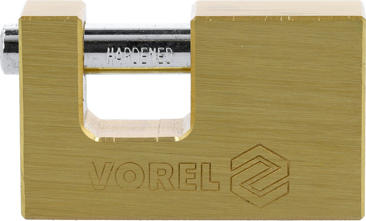 RECTANGULAR BRASS PADLOCK 65MM 77211 VOREL