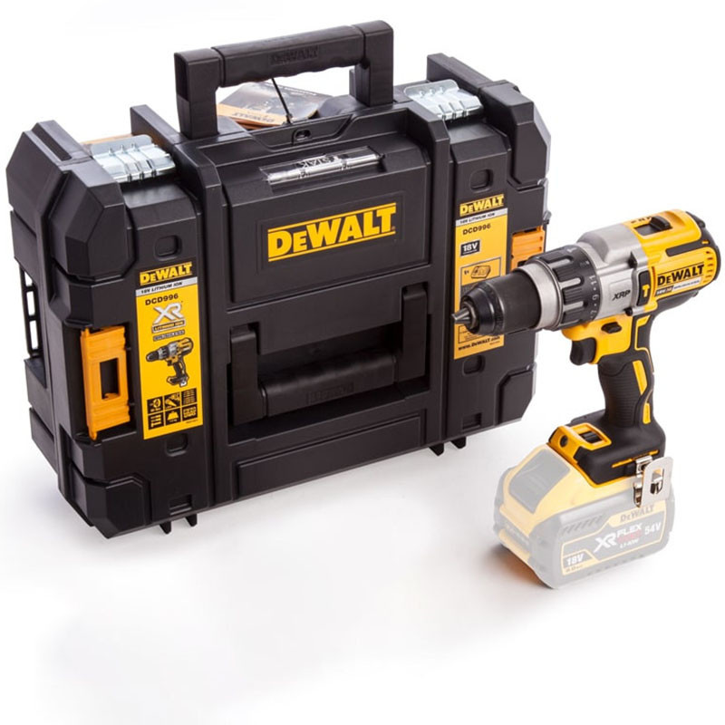 Аккумуляторная ударная дрель 18V DCD996NT-XJ DEWALT