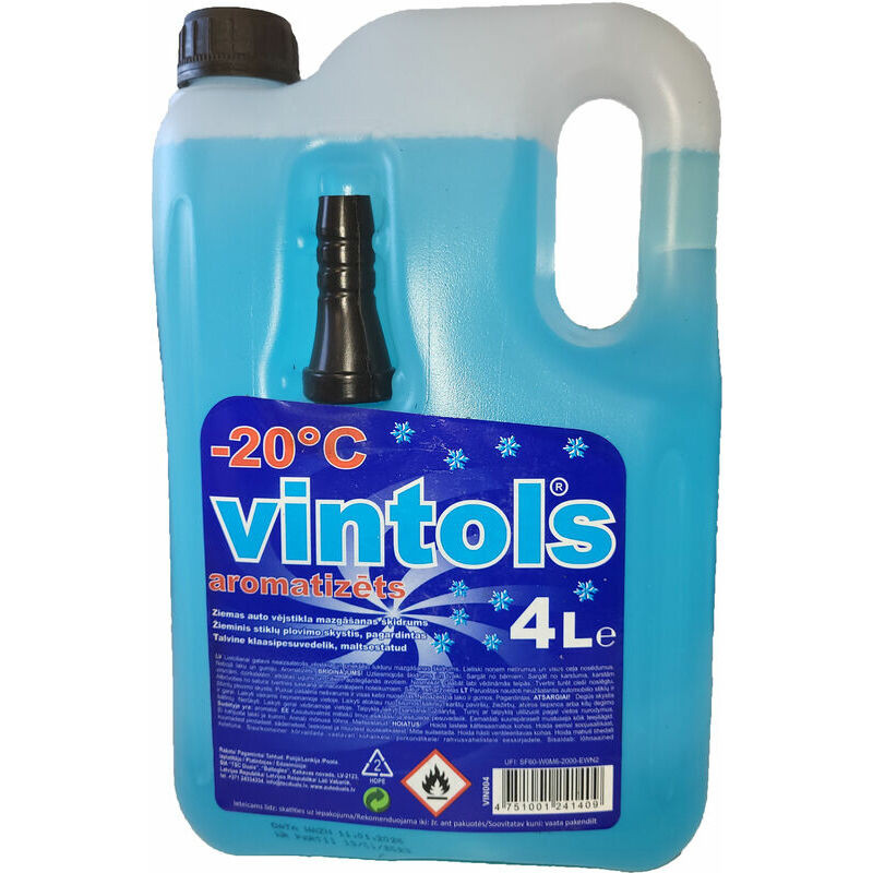 Ziemas logu šķidrums, 4L, -20C, VINTOLS, VIN004 AutoDuals