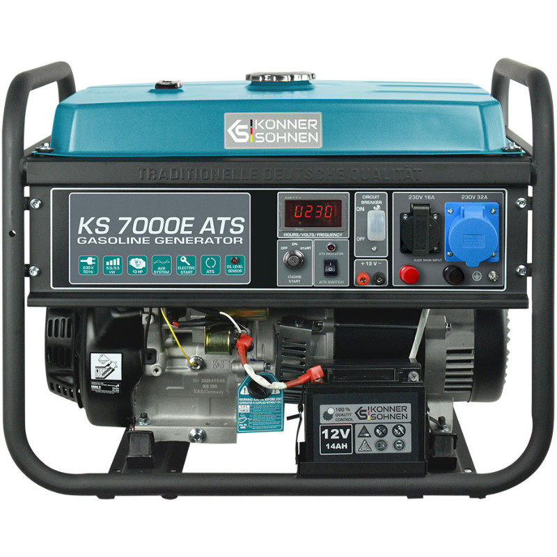 Benzīna ģenerators KS 7000E-ATS 230V 5500W KONNER & SOHNEN