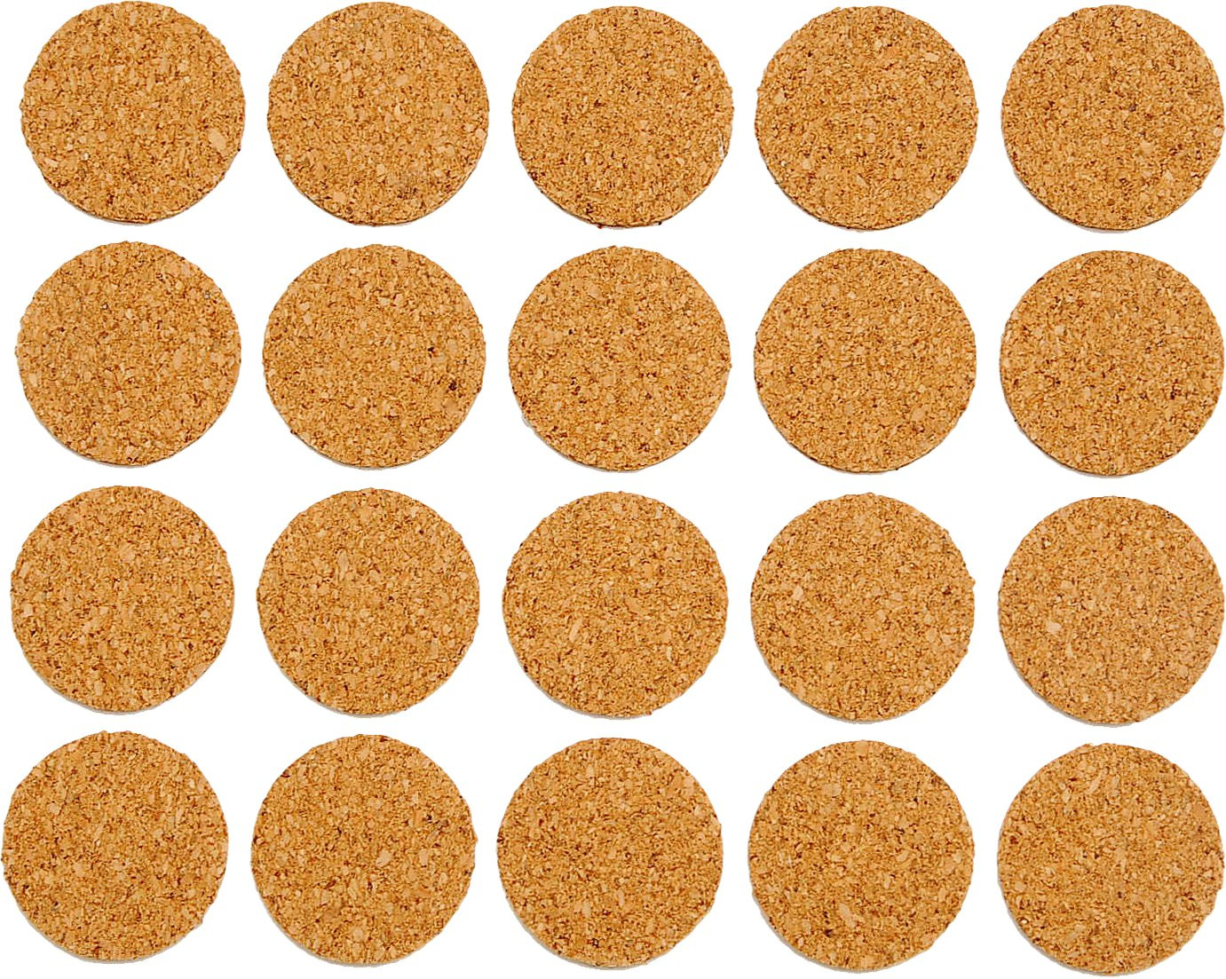 SELF-ADHESIVE CORK PADS 20MM 20PCS 74802 VOREL