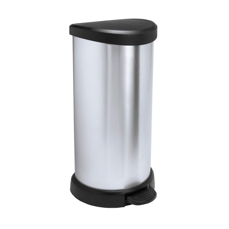 Prügikast Deco Bin 40L hõbe 0802150582 CURVER