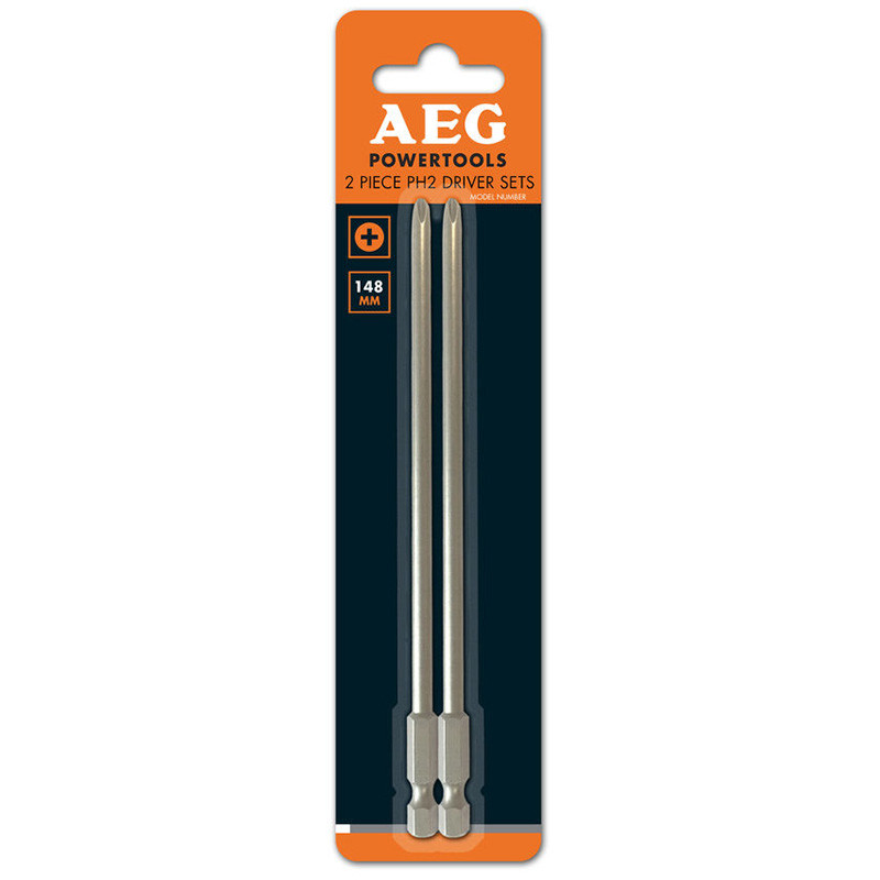 Antgaliai PH2, 1/4 ", 148mm (2vnt.) 4932459716 AEG