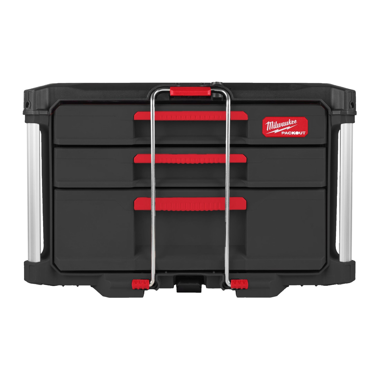 PACKOUT™ INSTRUMENTU KASTE AR 4 ATVILKTNĒM, PACKOUT 2 + 1 DRAWER TOOL BOX, 4932493190 MILWAUKEE