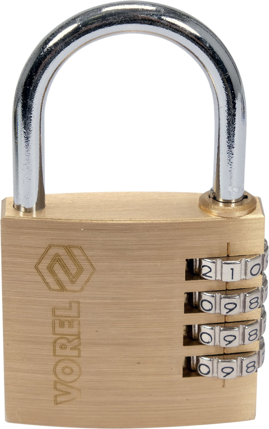 PADLOCK WITH 4-RING COMBINATION LOCK. 77609 VOREL