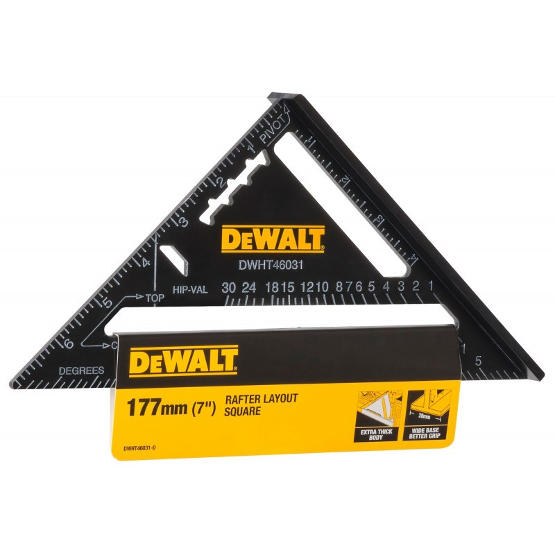 Dailidės trikampis 177mm DWHT46031-0 DEWALT