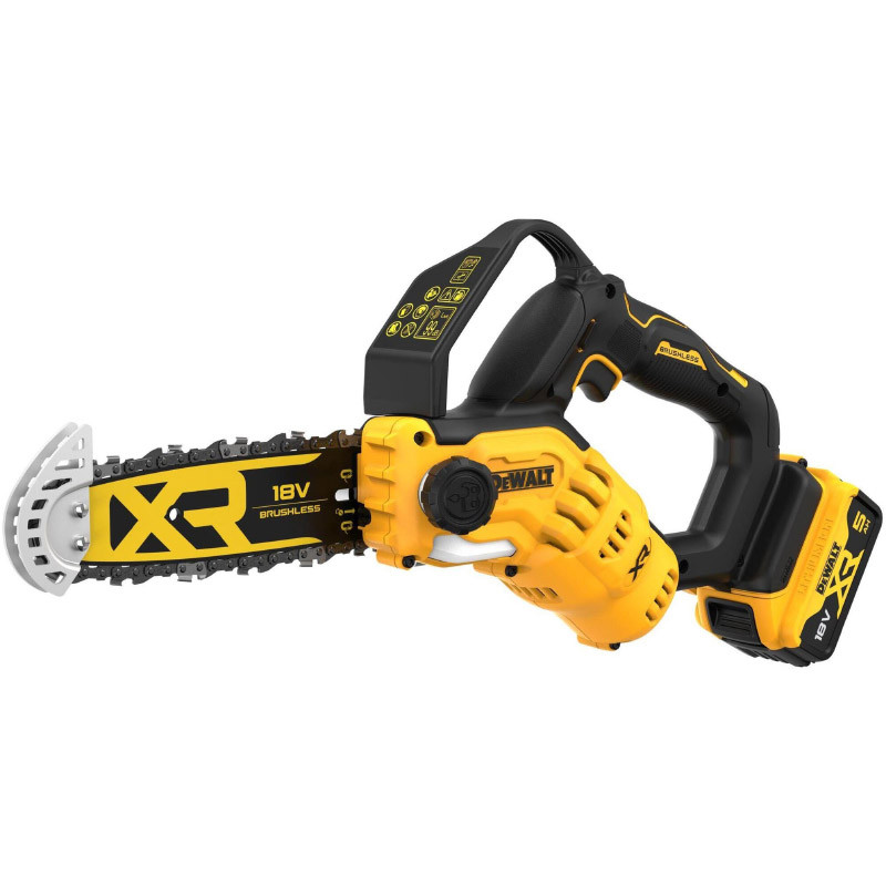 Belaidis grandininis pjūklas 18V 20cm 1x5.0Ah DCMPS520P1 DEWALT