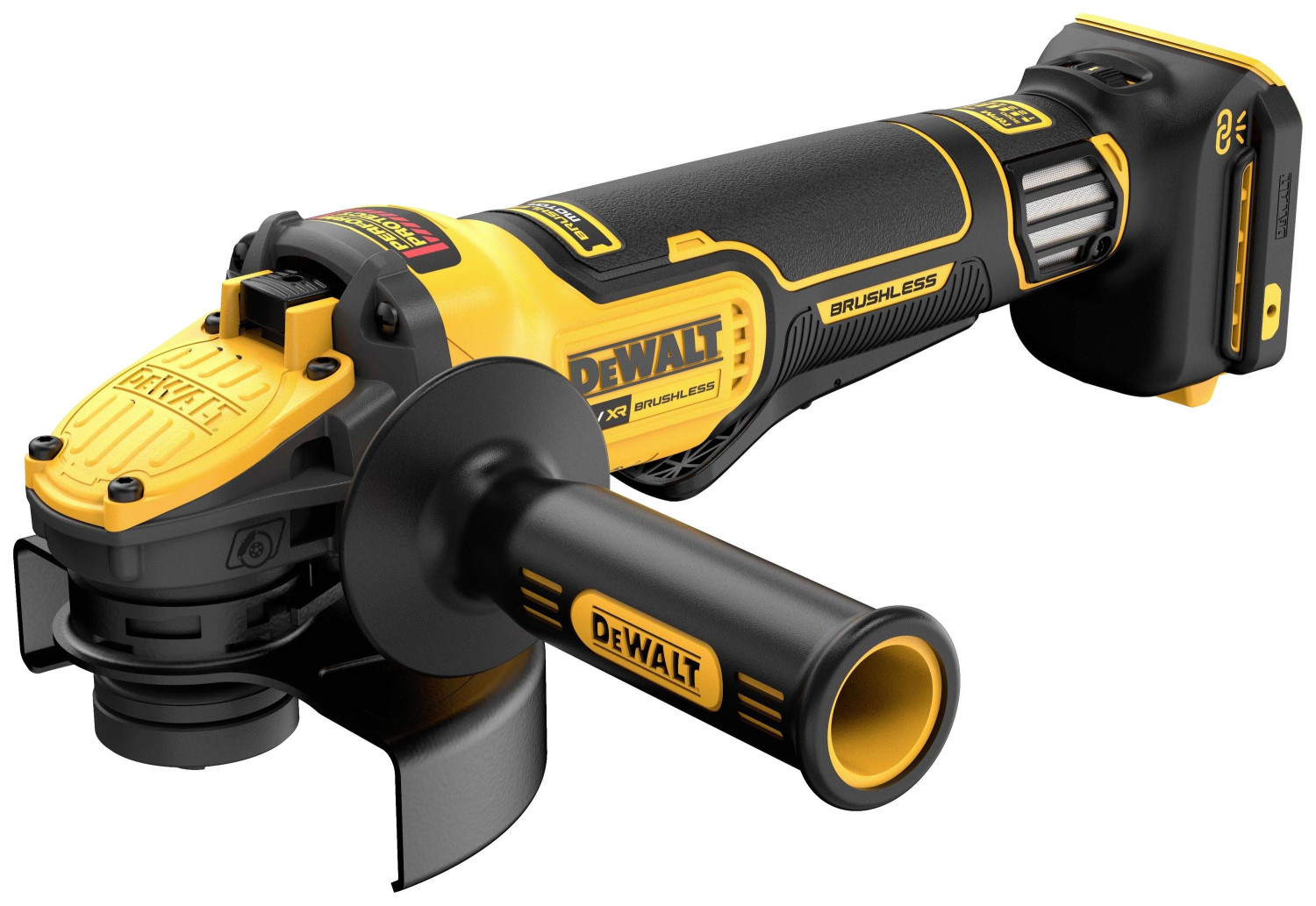 Akumulatora leņķa slīpmašīna 125mm 18V (bez akumulatora un lādētāja) DCG416VSN-XJ DEWALT