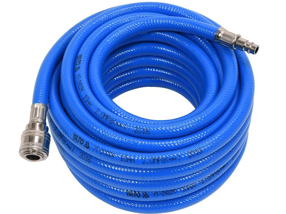 Air Hose Pvc W. Coupling 10Mm X 10M YT-24224 YATO