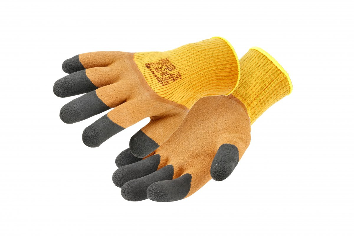 LYCK insulated latex coated gloves orange 11