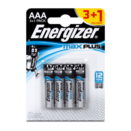 ENERGIZER MAX PLUS AAA B3+1, 7638900437485 ENERGIZER