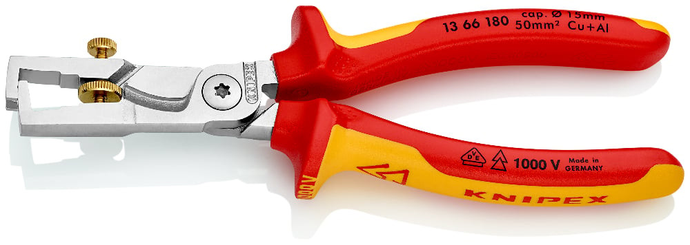 Stangas izolācijas noņemšanai Shears 1366180 KNIPEX