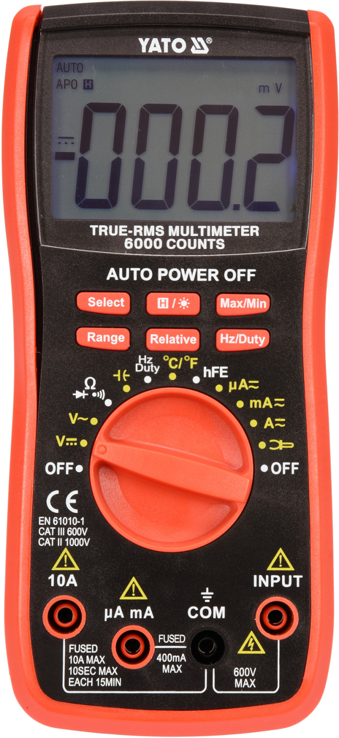 Digital Multimeter With True Rms YT-73085 YATO