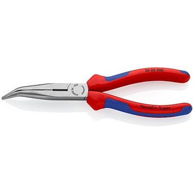 Plokšti nosiniai replės sulenktais galais 200mm 2622200 KNIPEX