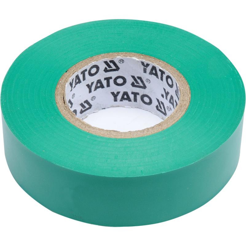 Insulation Tape 0.13Mm 19Mmx20M Green YT-81652 YATO