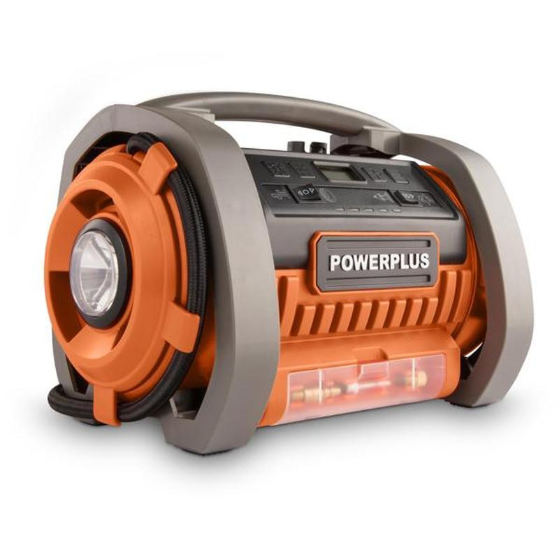 Аккумуляторный насос 20В+220В, 3 аксессуара, POWDP7030 POWERPLUS