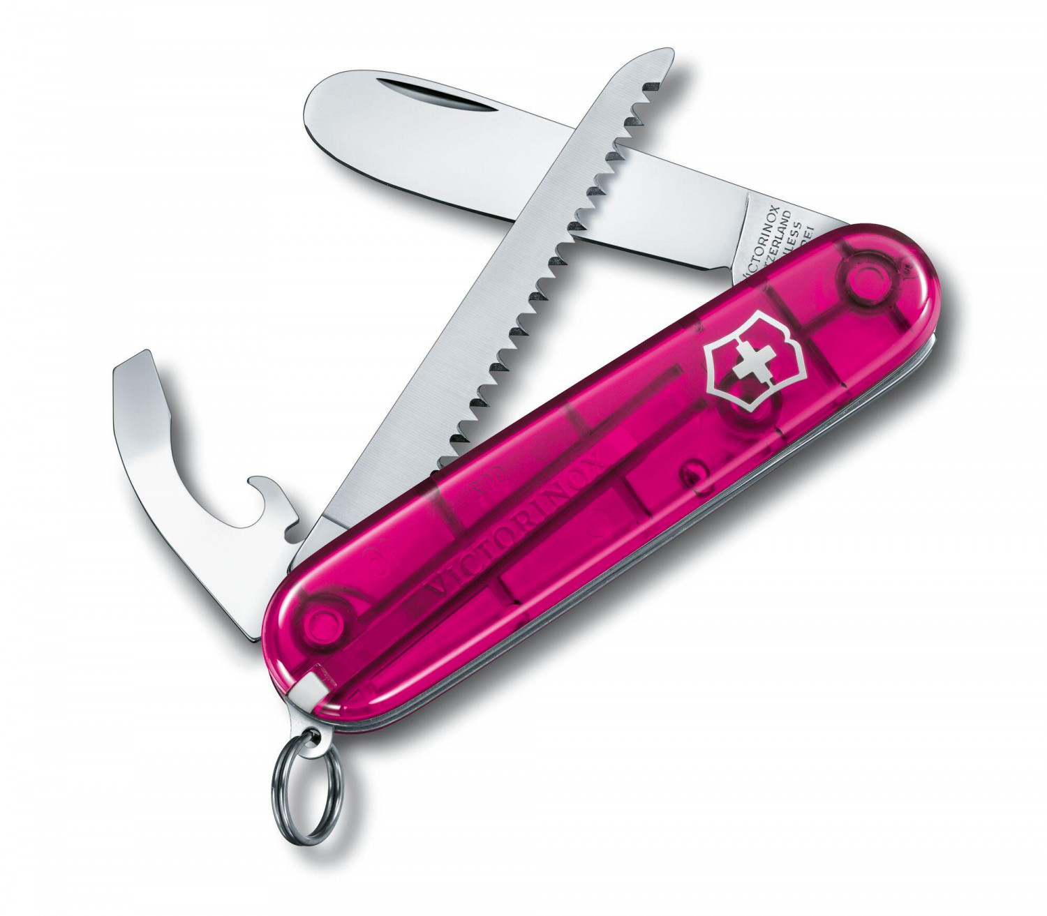 Nazis My First Victorinox, Pink Translucent 0.2373.T5 VICTORINOX