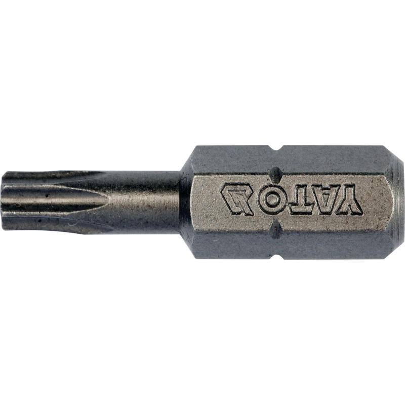 Вставка (бита) торцевая TORX 1/4"X25мм Т20-10шт  YT-78143 YATO